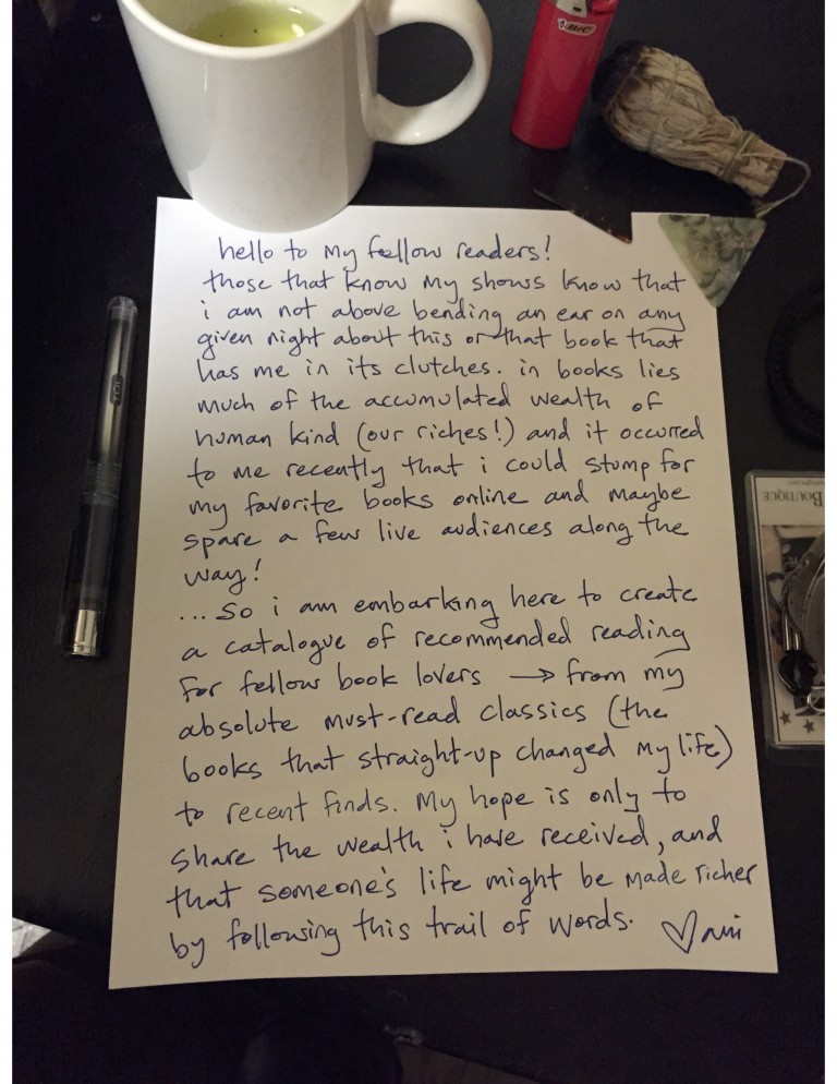 What Ani DiFranco Is Reading This Month