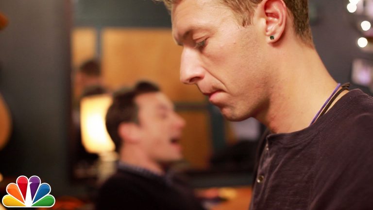 Jimmy Fallon and Coldplay’s Chris Martin cover David Bowie