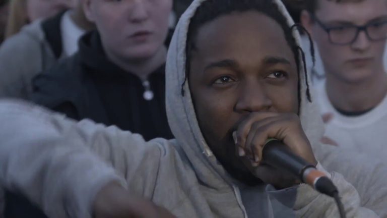 Reebok surprises the kids and brings out Kendrick Lamar