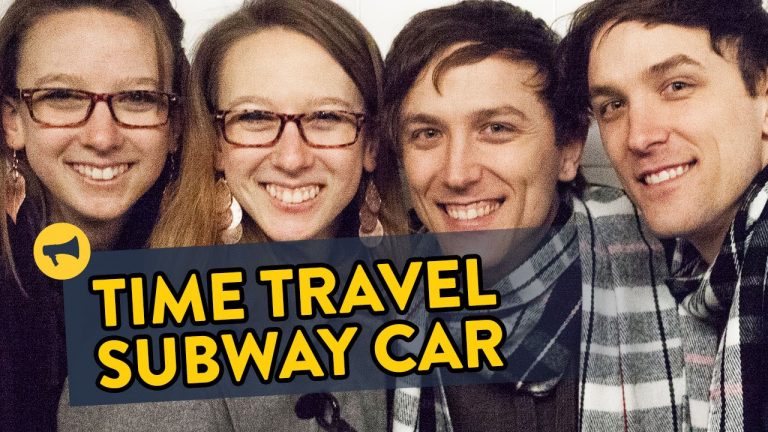 Four Sets of Twins Perform An Elaborate Time Travel Prank On The Subway