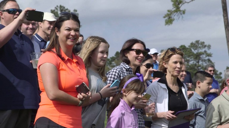 Tiger Woods Watches Kid Hit Hole-In-One On The First Shot On Golf Course He Designed