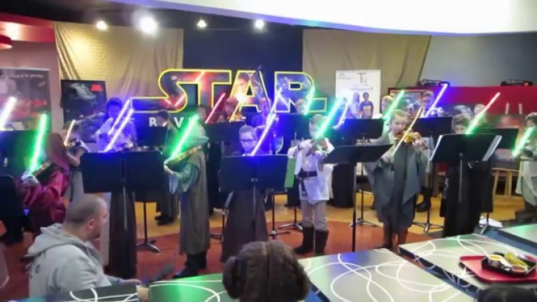 Watch These Kids Play Star Wars Theme. With Lightsabers. Wait…What?