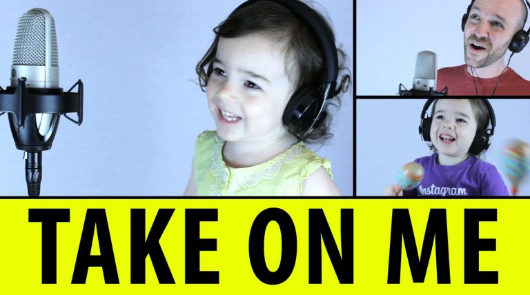 Dad and daughter perform adorable rendition of A-ha’s ‘Take on Me’