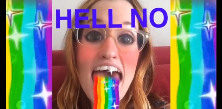 Ingrid Michaelson creates music video using only Snapchat lenses