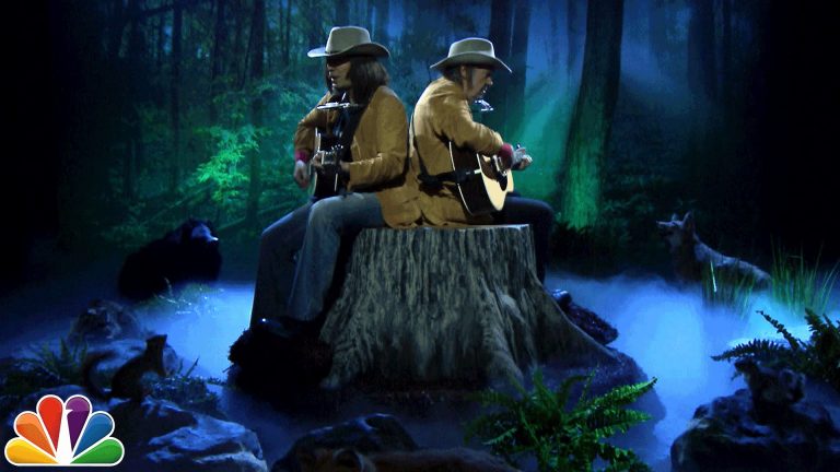Video: Neil Young and Jimmy Fallon Duet As ‘Two Neil Youngs On A Tree Stump’