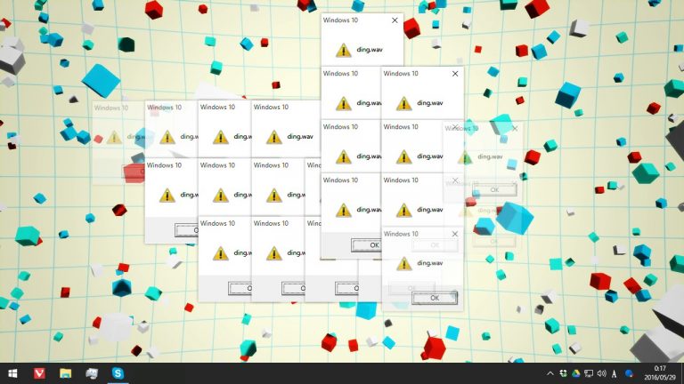 Music using only Windows computer noises