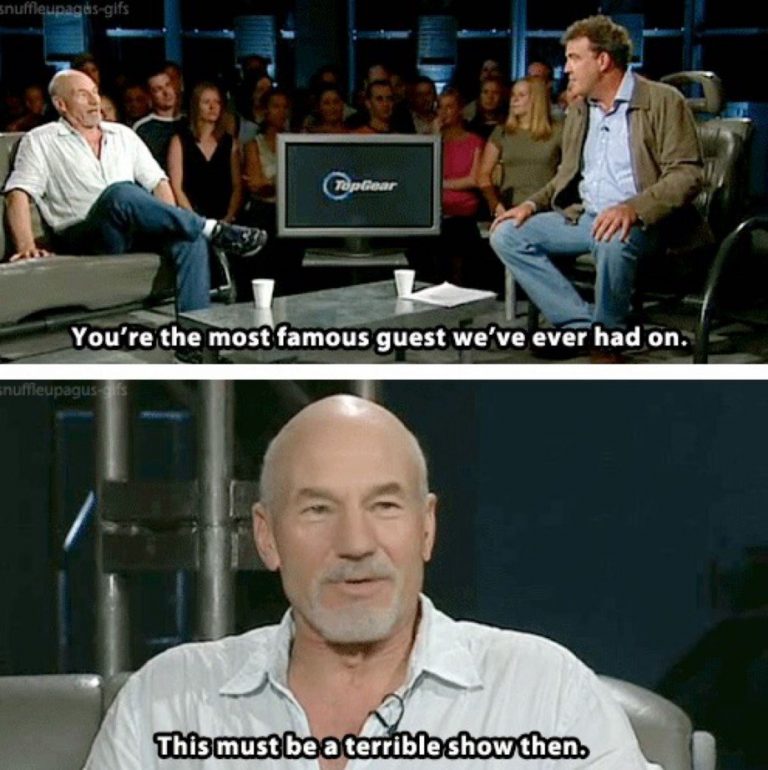 Patrick Stewart rules.