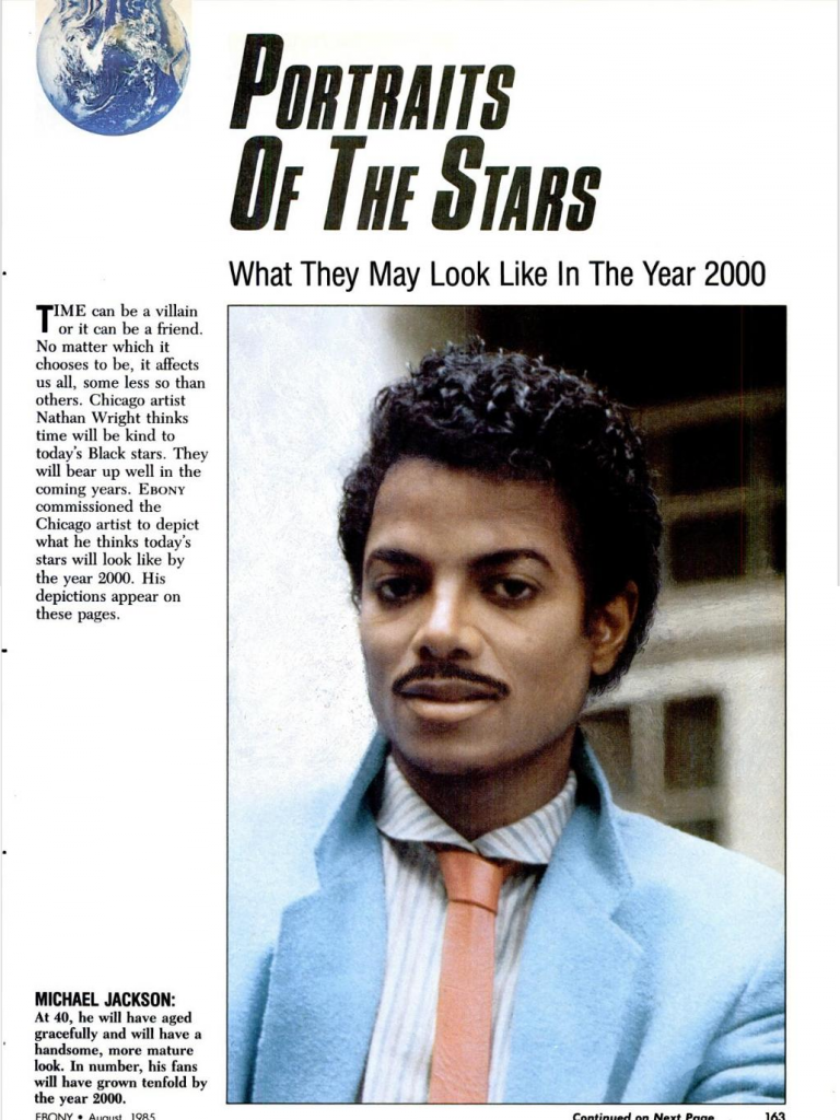 1985 Ebony Magazine Reveals What Michael Jackson Will Look Like In The Year 2000
