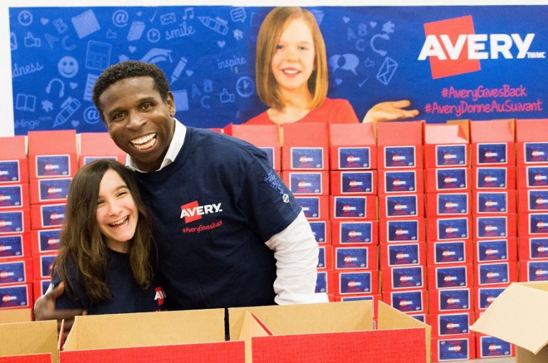 Avery Gives Back to Schools With Michael “Pinball” Clemons and Hannah Alper