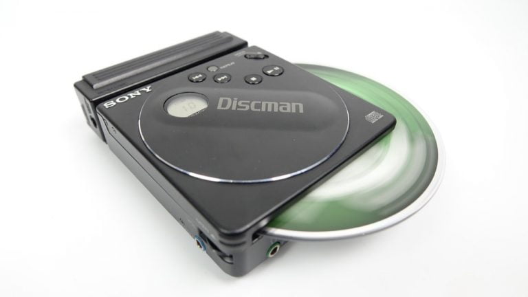 The smallest Discman ever made…was smaller than a CD