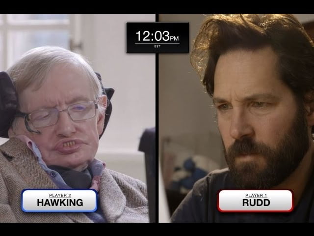 Stephen Hawking And Paul Rudd Play A Game of Quantum Chess, As Narrated by Keanu Reeves