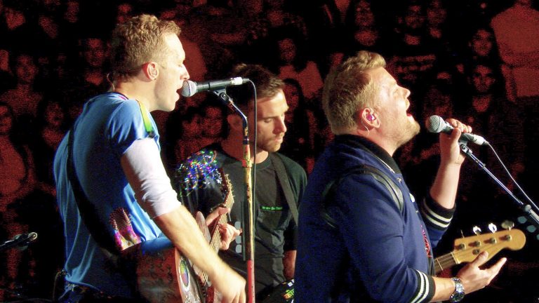 Coldplay and James Corden cover ‘Nothing Compares 2 U’