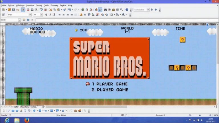 ‘Super Mario Bros’ Recreated In Excel