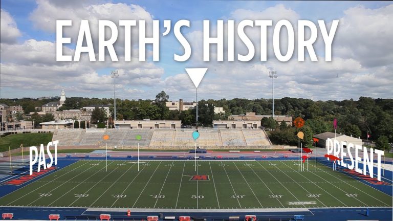 You can watch Earth’s history play out on a football field