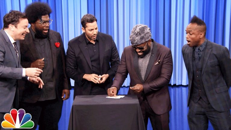 David Blaine Shocks Jimmy Fallon and The Roots with Magic Tricks