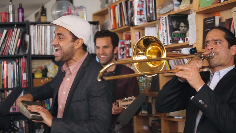 Watch New York-based salsa band Los Hacheros bring the NPR Music house down