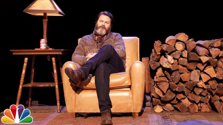 Nick Offerman Recites a Poem. About Firewood. Of Course.
