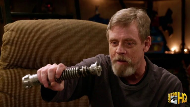 Mark Hamill and His Return of the Jedi Prop Lightsaber Reunite