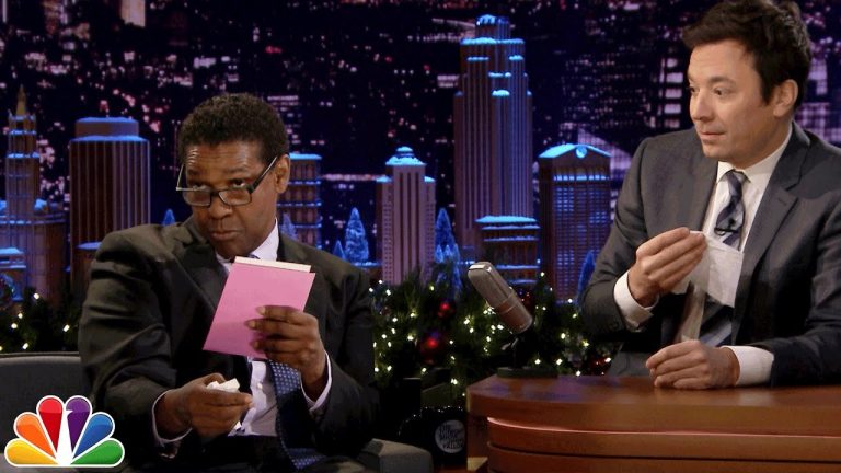 Denzel Washington Reads Greeting Cards