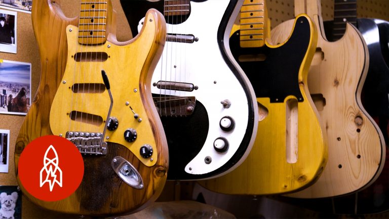 Guitars Made From the Reclaimed Wood of Old New York City Buildings