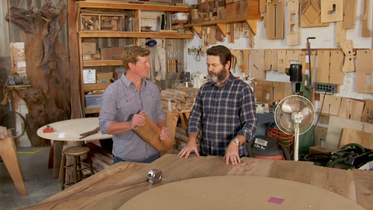 Touring Nick Offerman’s Wood Shop