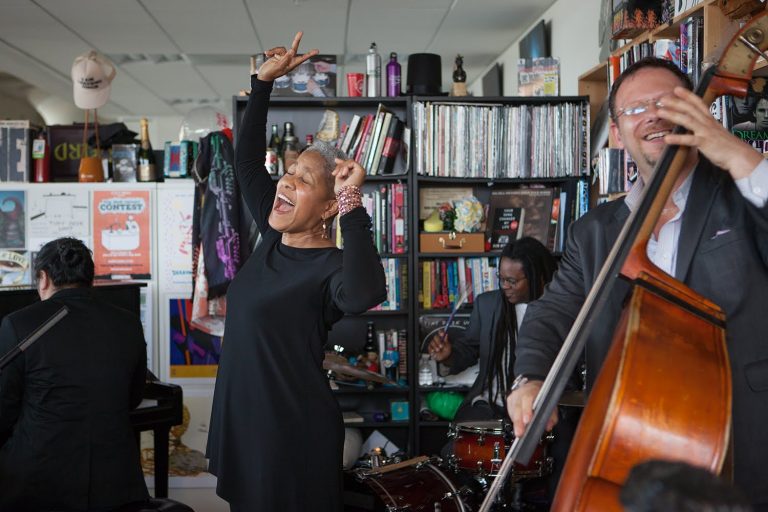 René Marie left her day job and her marriage to go pro. Watch her NPR Tiny Desk Concert here!
