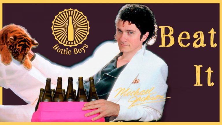 Michael Jackson‘s “Beat It” As Performed On Beer Bottles
