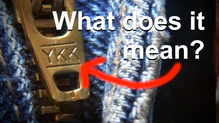 Why Zippers Have YKK on Them