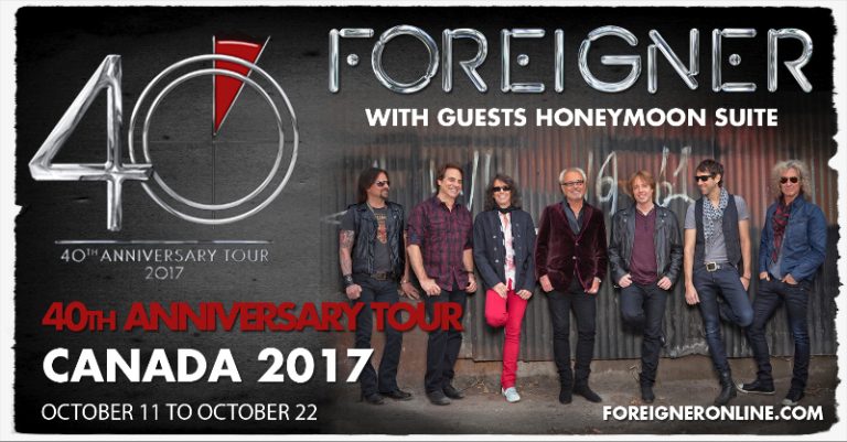 Foreigner Announces 40th Anniversary Canadian Tour Dates and Forthcoming Musical “Juke Box Hero”