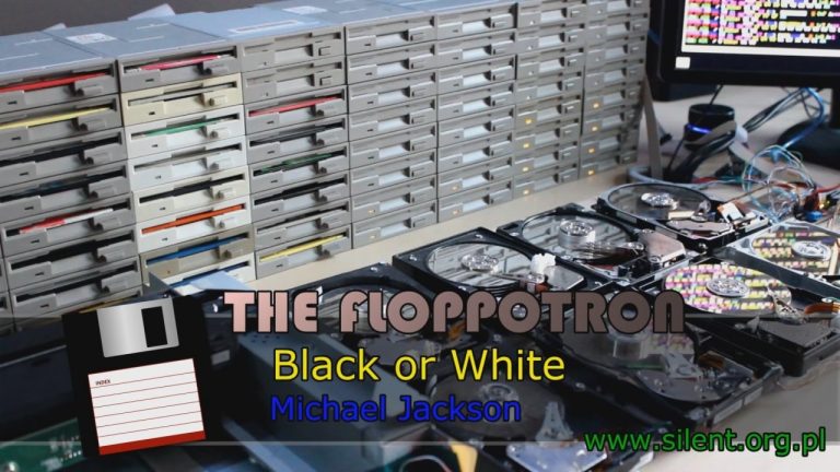 Michael Jackson’s ‘Black or White’ Played on 64 Floppy Drives, 8 Hard Drives, And 2 Scanners