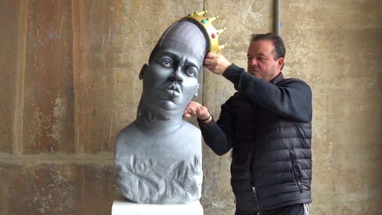 The Notorious B.I.G Paper Sculpture