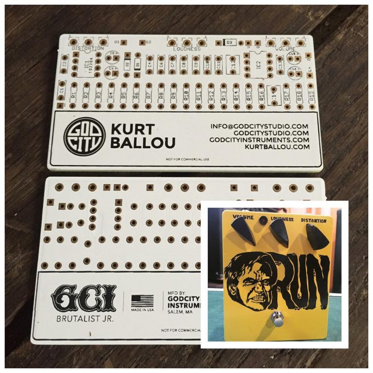 Kurt Ballou of Converge’s Business Card Is A Distortion Pedal