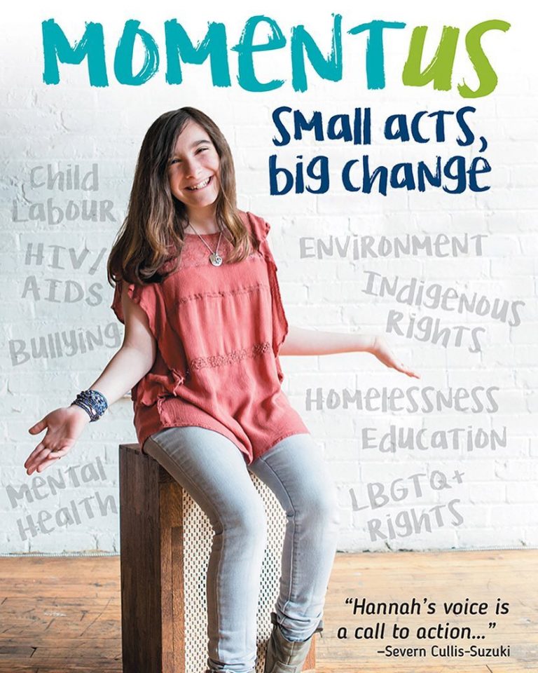 Teen Social Activist Hannah Alper’s Empowering First Book, Momentus: Small Acts, Big Change