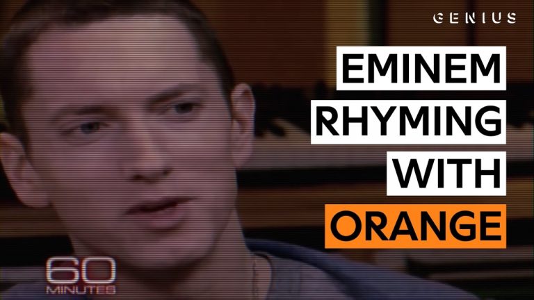 Eminem Proves There Are Plenty Of Words That Rhyme With ‘Orange’