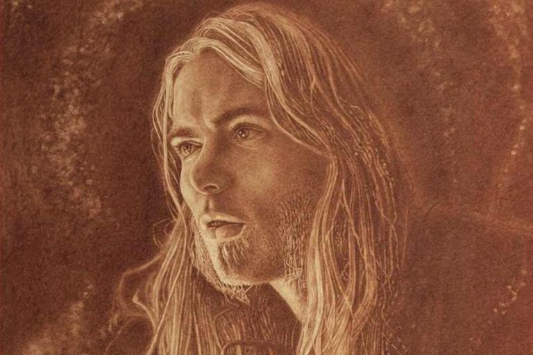 Gregg Allman Portrait Using Allman’s Blood Will Be In Vinyl Copies Of His New Album