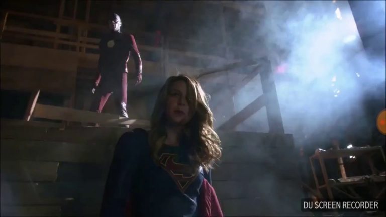 Supergirl And The Flash Before Special Effects Were Added