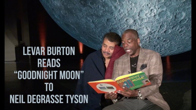 “Goodnight Moon” as read by LeVar Burton to Neil deGrasse Tyson