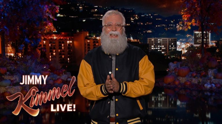 Dave Grohl Dressed Up As Letterman To Host Jimmy Kimmel’s Show