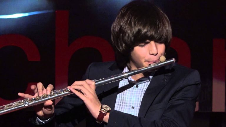 Man Beatboxes While Playing Flute For His TEDx Talk