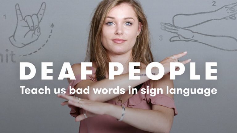 Deaf People Teaches You Bad Words