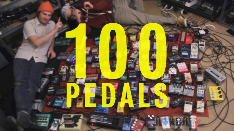 What Happens If You Link 100 Guitar Pedals Together? This!