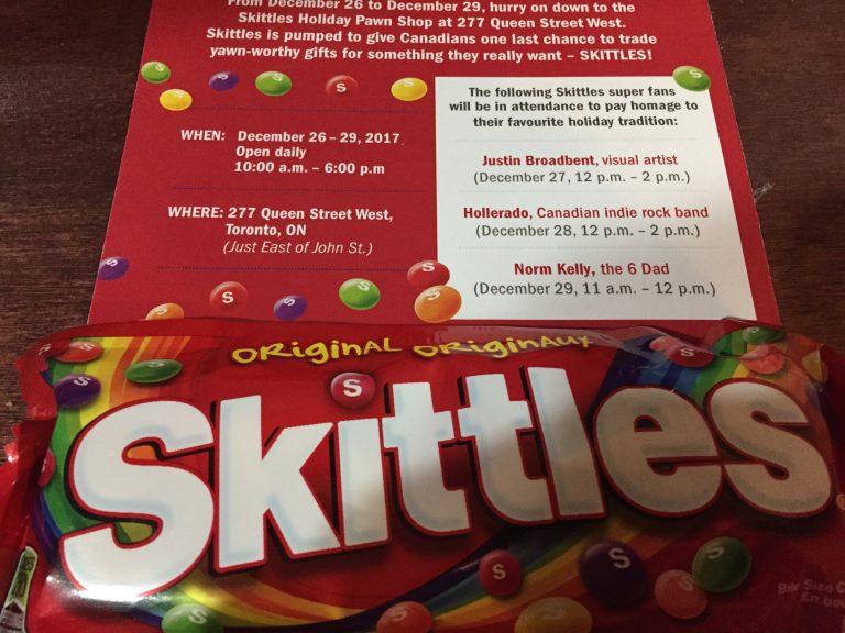 Toronto bids a festive farewell to Skittles Holiday Pawn Shop