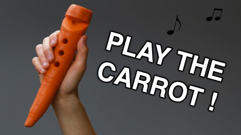 How To Turn A Carrot Into A Recorder