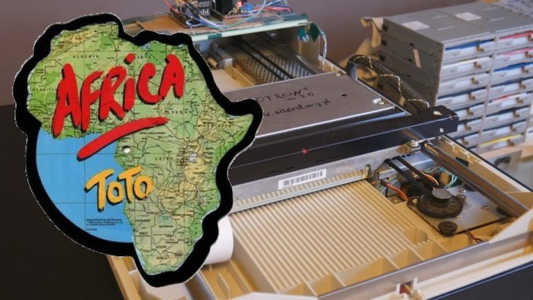 Toto’s “Africa” Played By The Floppotron (GREAT Name, By The Way)