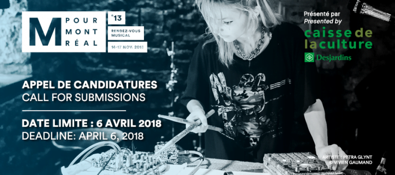 Artist Submissions Now Open For M for Montreal 2018