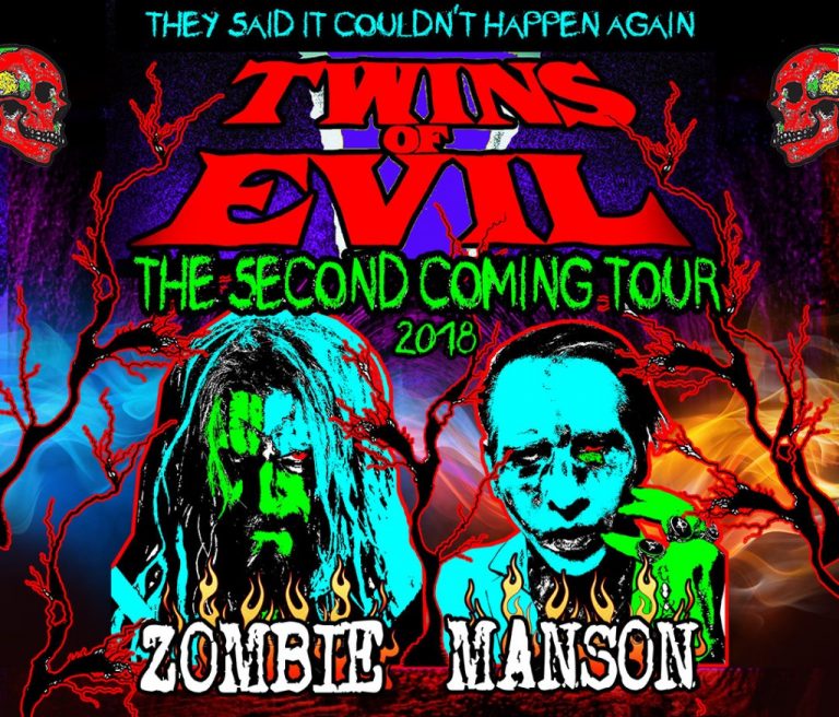Rob Zombie And Marilyn Manson Announce Co-Headlining “Twins Of Evil” North American Summer Tour
