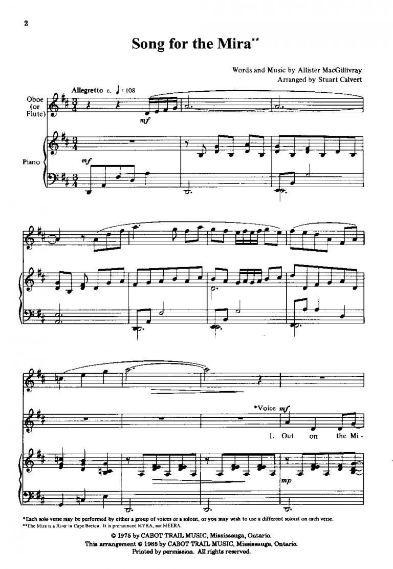 Canadian Songwriters Hall of Fame Inducts Allister MacGillivray’s “Song for the Mira”