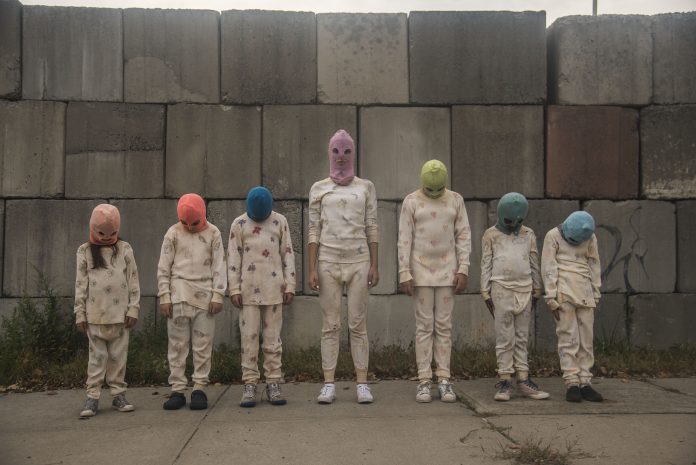 Pussy Riot Police State - photograph by Sacha Lecca