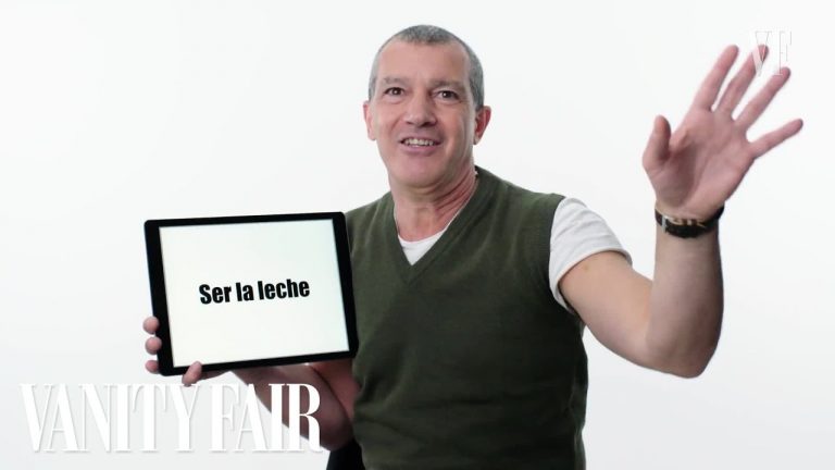 Antonio Banderas Teaches You Spanish Slang
