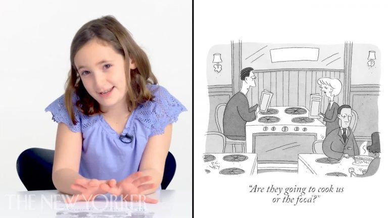 A 9-Year-Old Girl Enters The New Yorker Cartoon Caption Contest And Should Win